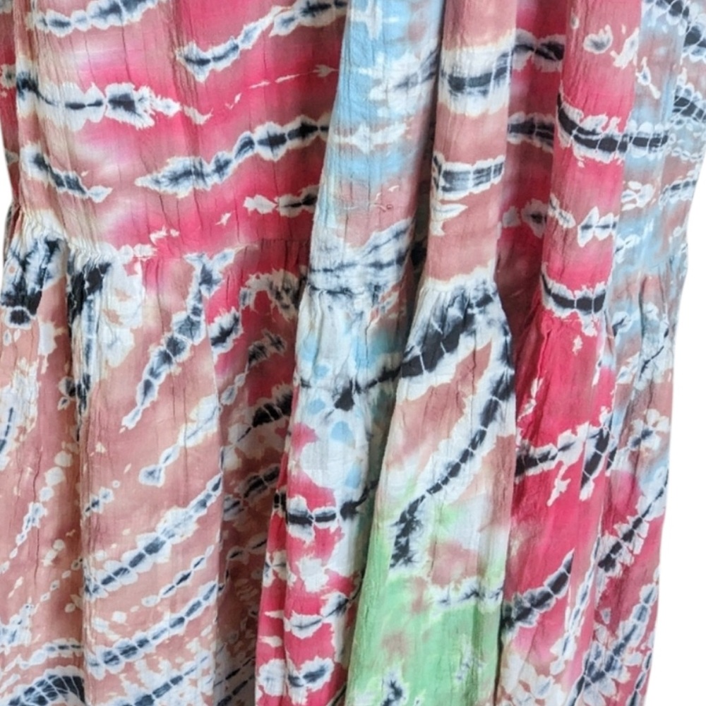 YOUNG FABULOUS & BROKE Haisey Sun Dress Tie-Dye Maxi Size S EUC Boho Festival - Picture 9 of 13